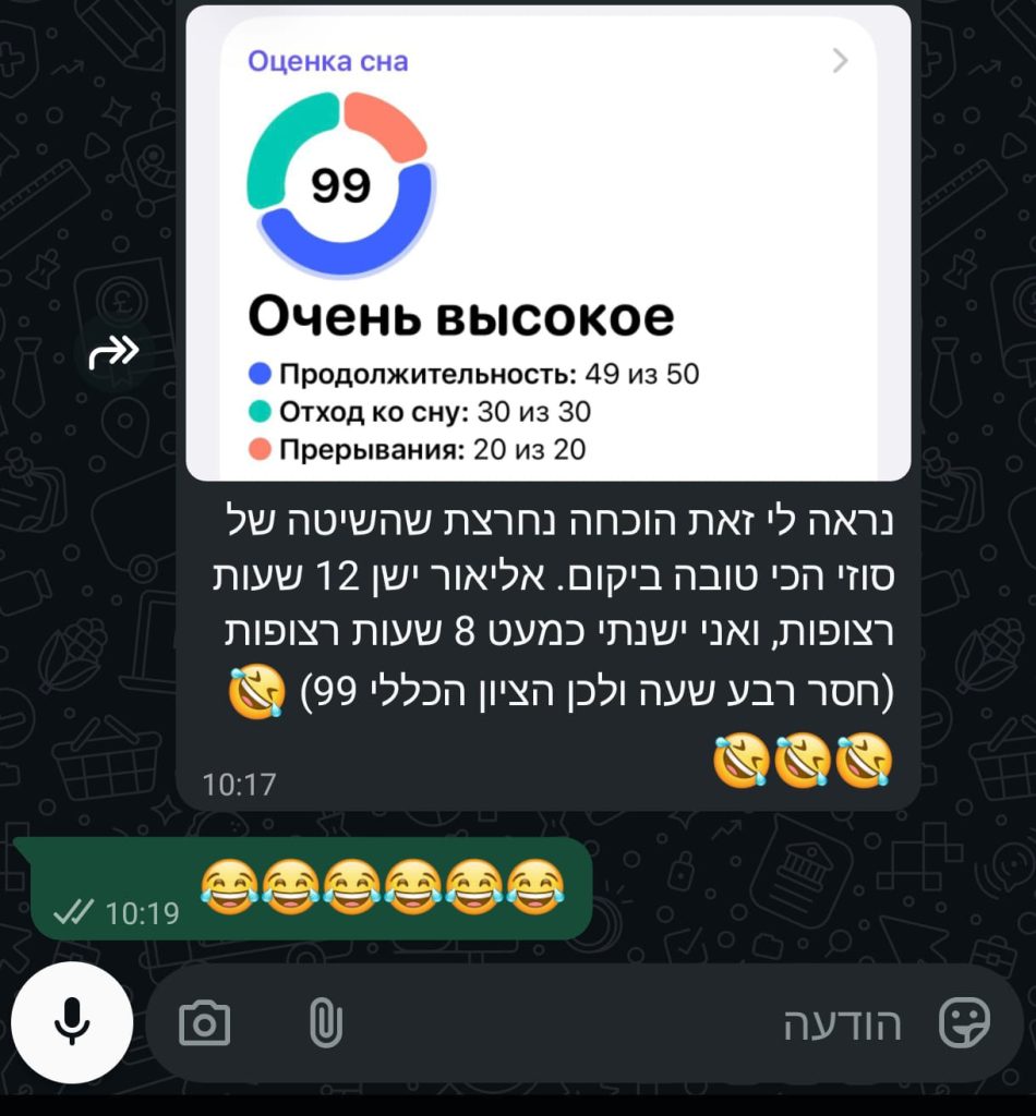 ביקורת על סוזי גטניו ייעוץ שינה או חוות דעת סוזי גטניו ליווי אישי.